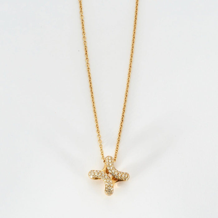 Collier Hermès - collier Lima - or jaune et diamants 58 Facettes DV2795-1