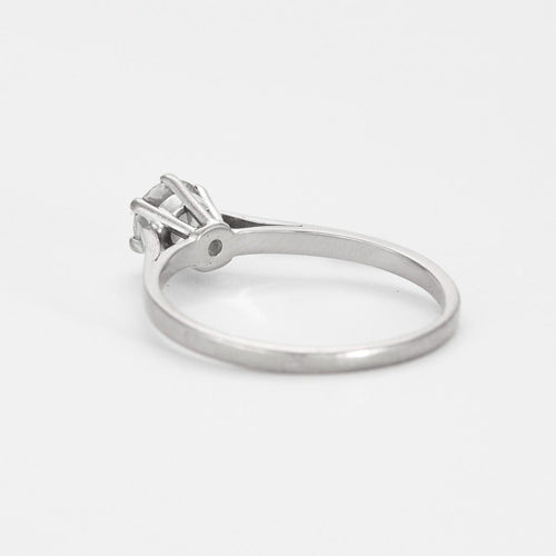 Bague 57.5 Solitaire or gris 58 Facettes DV0620-4-575-2
