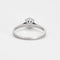Bague 57.5 Solitaire or gris 58 Facettes DV0620-4-575-2
