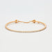 Messika Bracelet - Skinny Bracelet in pink gold and set with diamonds 58 Facettes DV0624-1