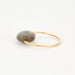 MORGANE BELLO ring - Yellow gold and labradorite ring 58 Facettes DV0624-24