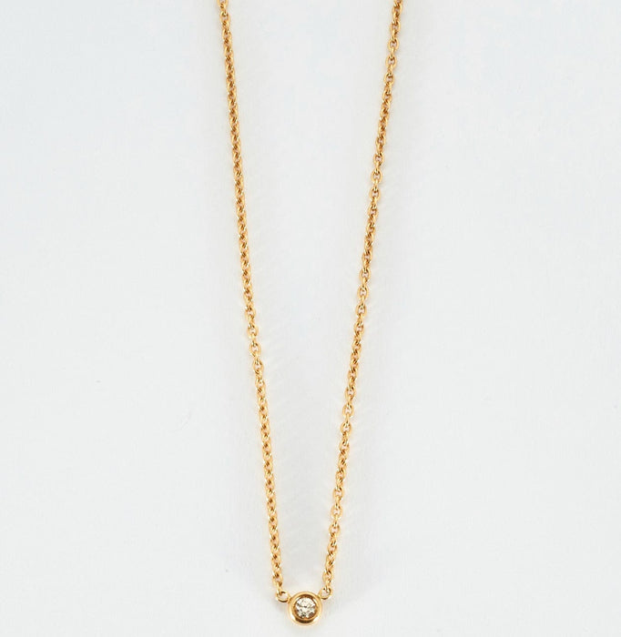 Collier Dior - mini Oui - Collier en or jaune et diamant 58 Facettes DV0624-8