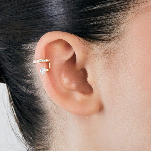 Boucles d'oreilles Repossi - Serti sur vide - Clip d’oreille en or rose et diamants 58 Facettes DV0624-6