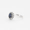 Bague Bague marguerite en or gris saphir et diamants 58 Facettes DV0631-2