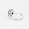 Bague Bague marguerite en or gris saphir et diamants 58 Facettes DV0631-2