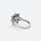 Bague 48 Bague Fleur en platine et or gris diamants 58 Facettes DV0629-1