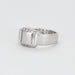 Ring 52 Hermès - vintage ring - White gold and diamonds 58 Facettes DV2795-13