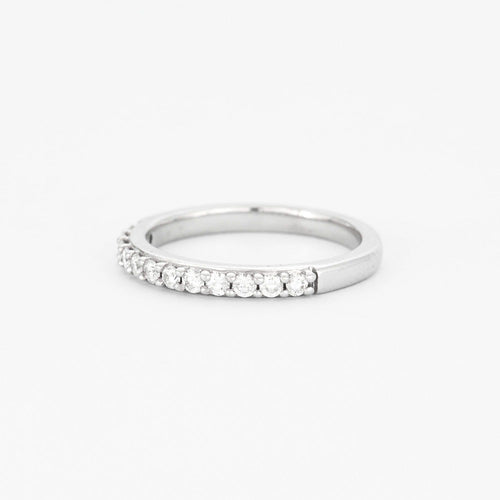 Bague Bague demie alliance Diamants 58 Facettes DV2682-2