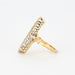 Bague 50 Bague marquise or et diamants 58 Facettes DV0078-5