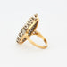 Bague 50 Bague marquise or et diamants 58 Facettes DV0078-5