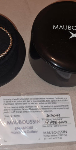 Bague MAUBOUSSIN - Je Le Veux - Bague or blanc et diamants 58 Facettes DV3475-1