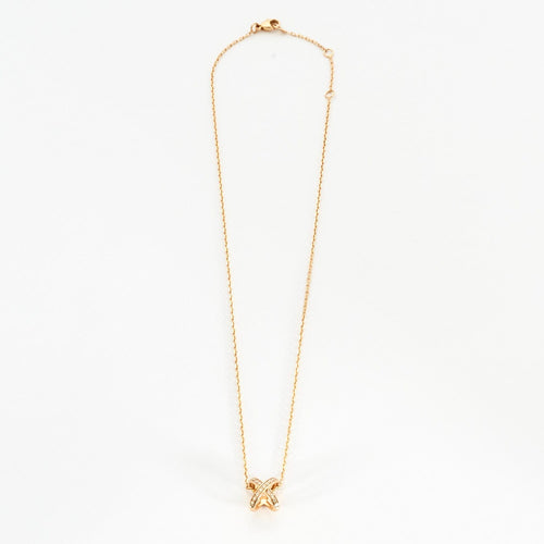 Collier CHAUMET - Jeux de Lien - Collier en or rose et diamants 58 Facettes DV3355-4