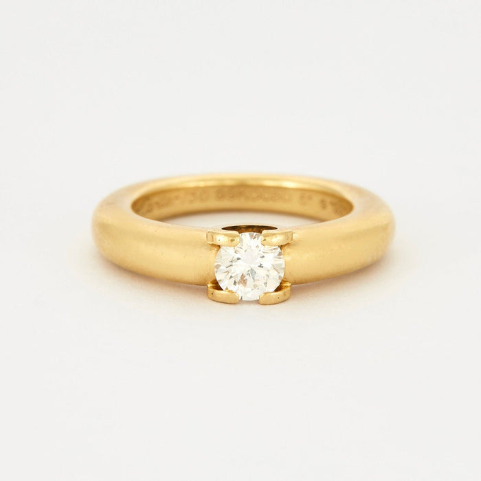 Bague 51 CARTIER - "Louis Cartier" - Bague solitaire or jaune et diamant. 58 Facettes DV3368-1