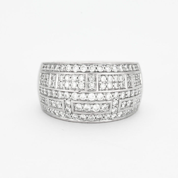 Bague 55 MAUBOUSSIN - Le Vice et la Vertu - Bague en or gris et diamants 58 Facettes DV0646-1