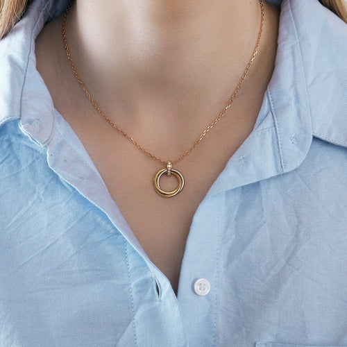 Collier CARTIER - Collier Trinity trois ors et diamants 58 Facettes DV3615-1