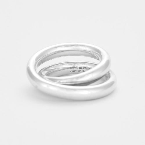 Bague 51 HERMES - Bague Vertige en argent 58 Facettes DV3652-1