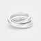 Bague 51 HERMES - Bague Vertige en argent 58 Facettes DV3652-1