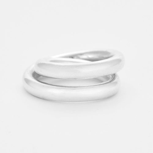 Bague 51 HERMES - Bague Vertige en argent 58 Facettes DV3652-1