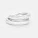 Bague 51 HERMES - Bague Vertige en argent 58 Facettes DV3652-1