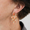 Boucles d'oreilles Boucles d'oreilles girandole or jaune et corail 58 Facettes DV0640-4