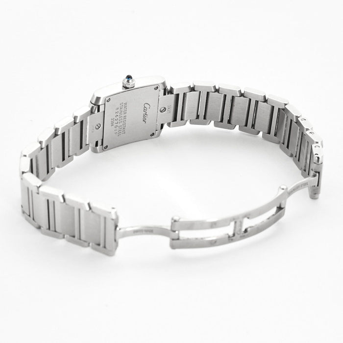 Montre CARTIER - Montre Tank Française acier 58 Facettes DV3419-19