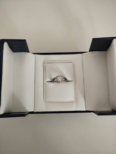 Bague MAUBOUSSIN - Bague Solitaire Dream and Love n°3 or blanc et diamants 58 Facettes DDV3973-1