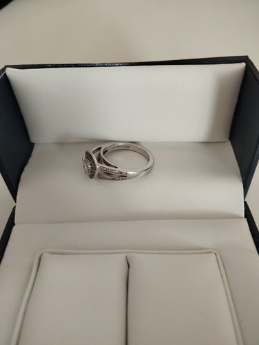 Bague MAUBOUSSIN - Bague Solitaire Dream and Love n°3 or blanc et diamants 58 Facettes DDV3973-1