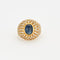 Bague 48 Bague en or jaune saphir et diamants 58 Facettes DV0663-3