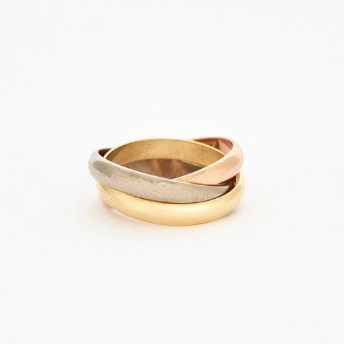 Bague 52 CARTIER - Bague  Trinity en or de trois couleurs 58 Facettes DV3419-3