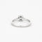 Bague 52 Bague en or gris et diamant 58 Facettes DV3721-1