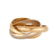 Bague 54 Cartier - Bague Trinity 3 ors 58 Facettes DV0595-1
