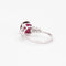 Bague 50 Bague en or blanc avec rubis et diamants 58 Facettes DV0671-2-50-2