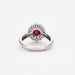 Bague Bague  platine et rubis et diamants 58 Facettes DV3470-5