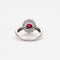 Bague 48 Bague  platine et rubis et diamants 58 Facettes DV3470-5