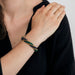 Bracelet Bracelet twist en or jaune, chrysoprases et lapis lazuli 58 Facettes DV0673-2