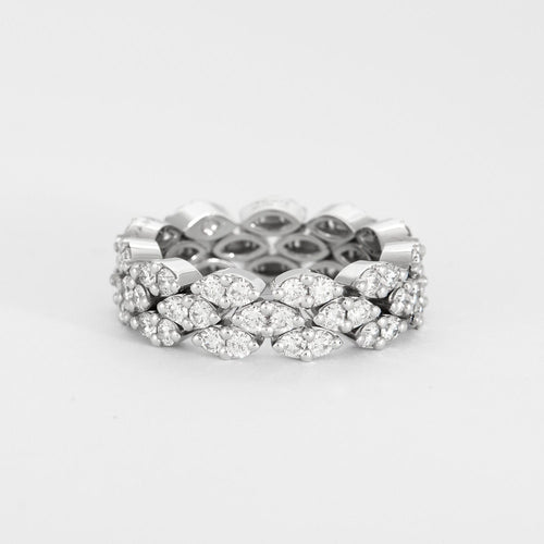 Bague 52 MAUBOUSSIN - Bague Je le veux or gris et diamants 58 Facettes DV3975-3