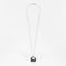 Collier Collier en or gris diamants noirs et diamants blancs 58 Facettes DV3899-1
