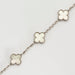 Bracelet VAN CLEEF & ARPELS - Bracelet Alhambra or gris et nacre 58 Facettes DV0672-1