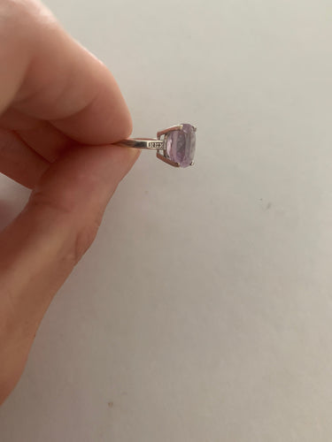 Bague Mauboussin - Bague Petit Visage d'Amour Or gris et améthyste 58 Facettes DV4259-1