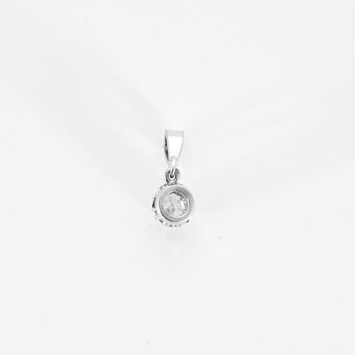 Pendentif Pendentif en or gris diamant 58 Facettes DV0677-4