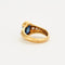 Bague 51 Bague en or jaune, saphir et diamants 58 Facettes DV3329-1