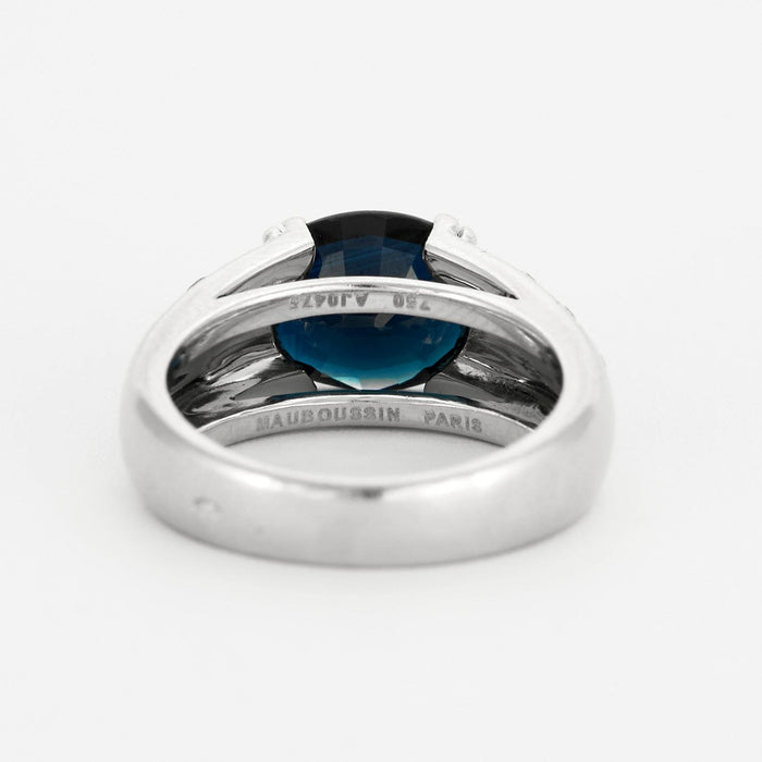 Bague 53 MAUBOUSSIN - Bague Nuit d'Amour or gris, diamants et saphirs 58 Facettes DV4297-1