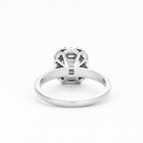 Bague 54 Bague en or gris et diamants 58 Facettes DV0682-2-54-3