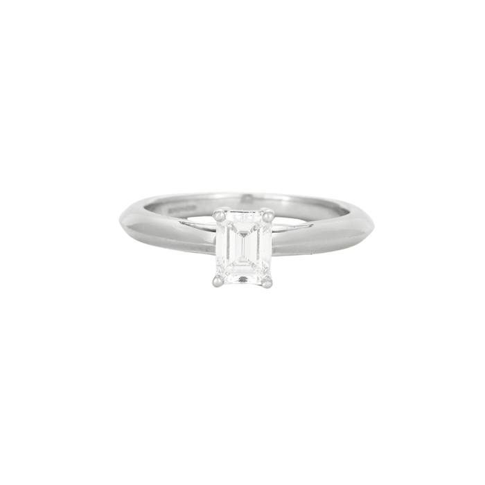 Bague 45 TIFFANY & CO - Bague Solitaire Diamant 58 Facettes DV4159-1