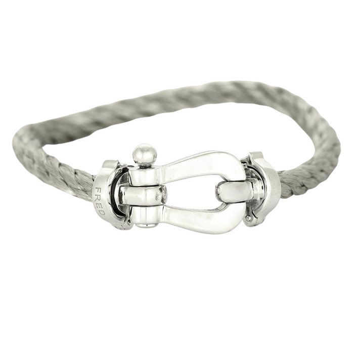 FRED -  Bracelet Force 10 or gris et acier