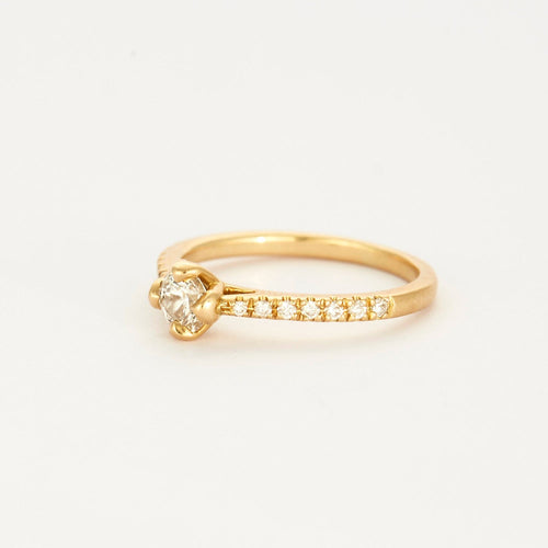 Bague 49 Bague solitaire or et diamants 58 Facettes DV0690-2