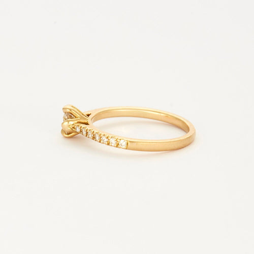 Bague 49 Bague solitaire or et diamants 58 Facettes DV0690-2