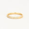 Bague 49 Demie alliance en or jaune et diamants 58 Facettes DV0690-1