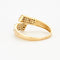 Bague 51 Bague or jaune avec diamants 58 Facettes DV0694-3