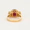 Bague 54 Bague en or jaune, rubis et diamants 58 Facettes DV0385-3